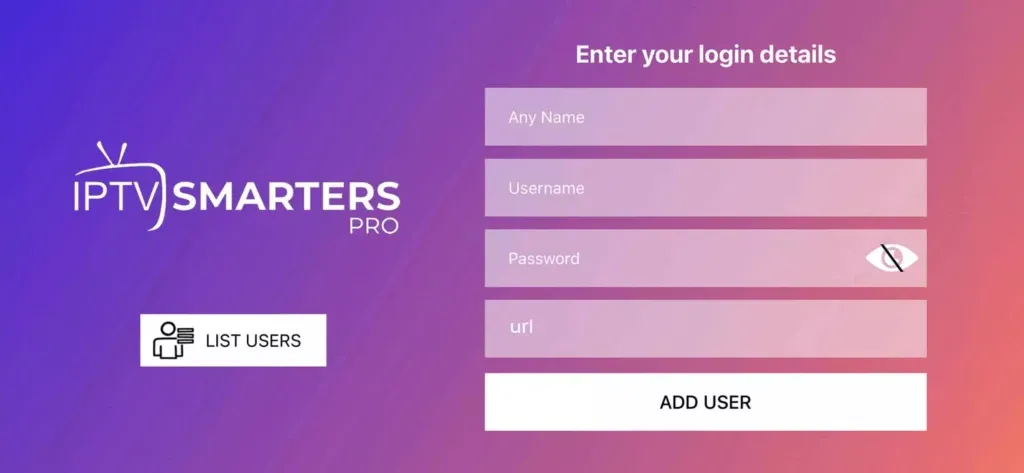 Type in your three values
